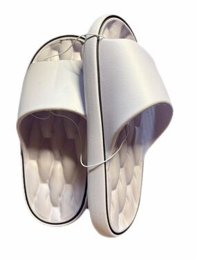 Light purple Women's Slide Sandals with Cushioned Footbed